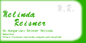 melinda reisner business card